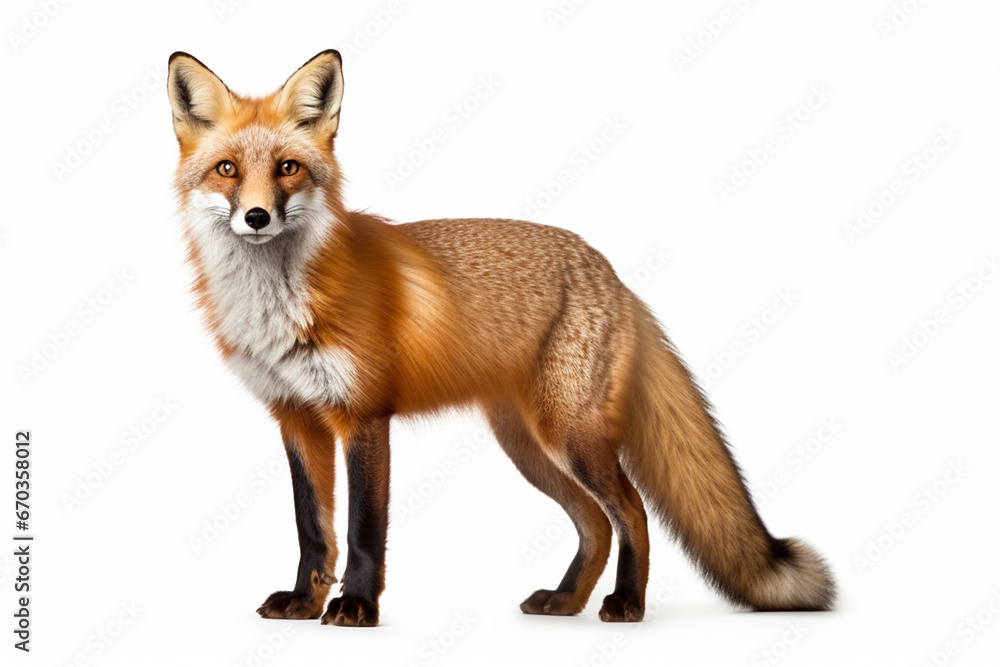 Fototapeta premium red fox vulpes generative ai