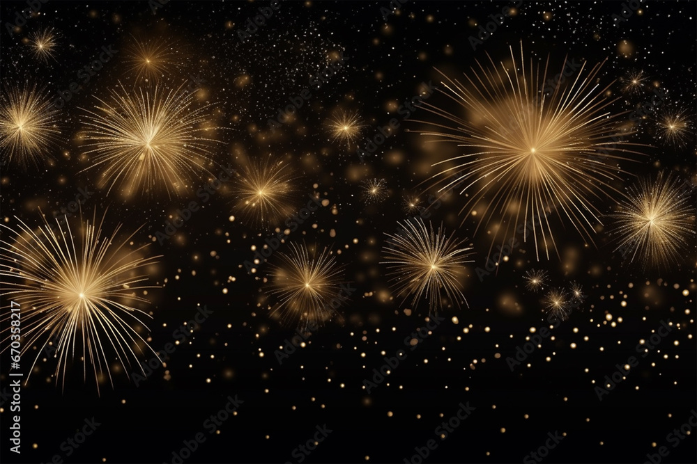 fireworks on the night sky generative ai fireworks on the night sky generative ai