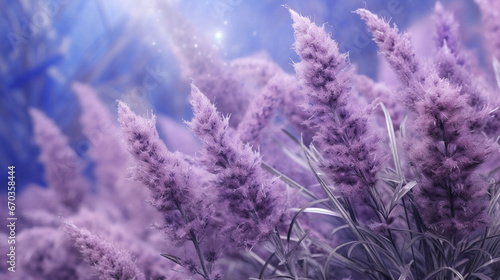 lavender field at sunset HD 8K wallpaper Stock Photographic Image 