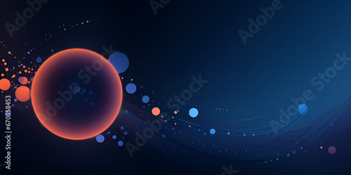 Circles and lines gradient shapes abstract background Dynamic abstract composition illustration, "Dynamic Gradient Shapes Abstract Composition"