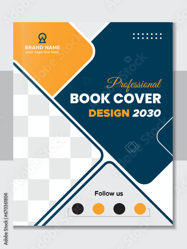 Modern Vector abstract Book Cover Design Template