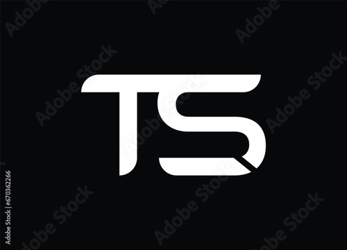 TS letter logo and monogram logo