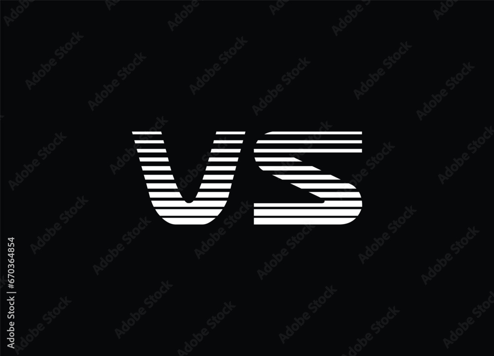 VS letter logo and monogram logo VS letter logo and monogram logo