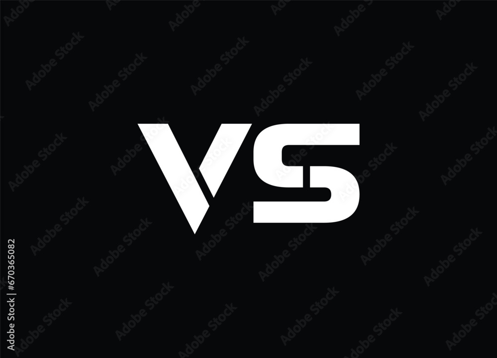 VS letter logo and monogram logo VS letter logo and monogram logo