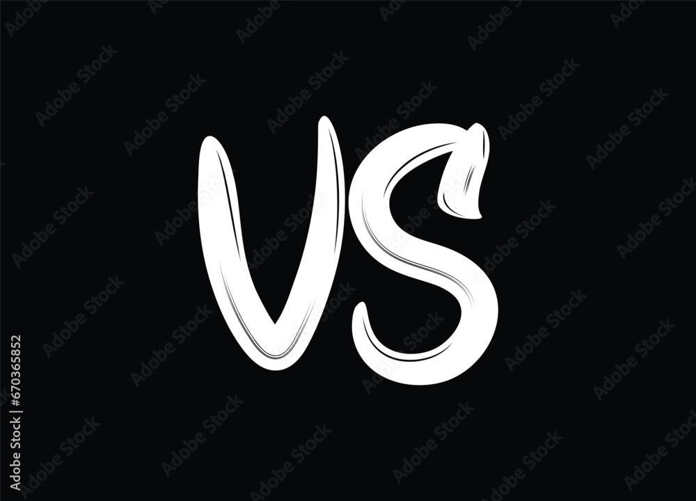 VS letter logo and monogram logo VS letter logo and monogram logo