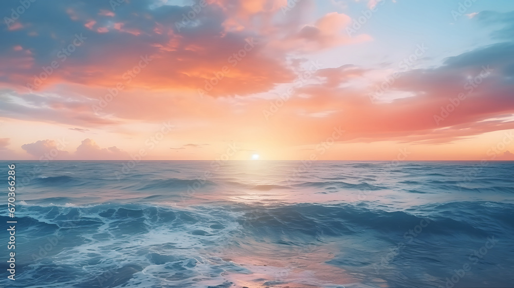 sunset view ocean sea summer, Sunset panorama sunset view ocean sea summer, Sunset panorama