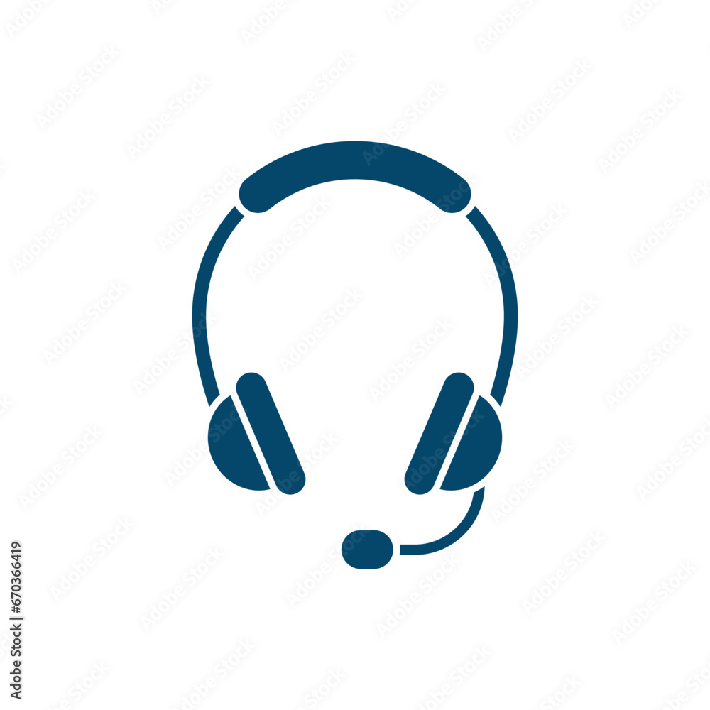 Headphone Icon Vector Design Template Headphone Icon Vector Design Template