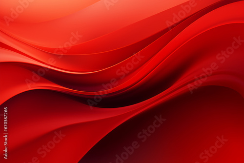 red abstract background Generative ai