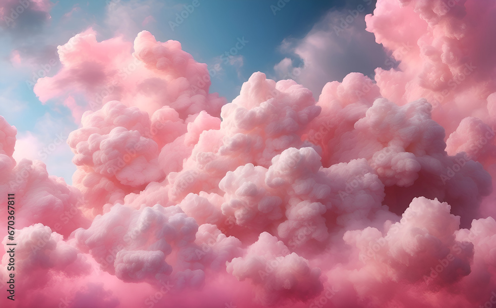 pink clouds above the sky 