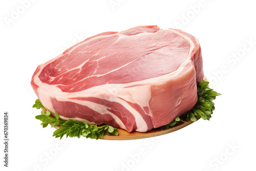 ham on an isolated transparent background