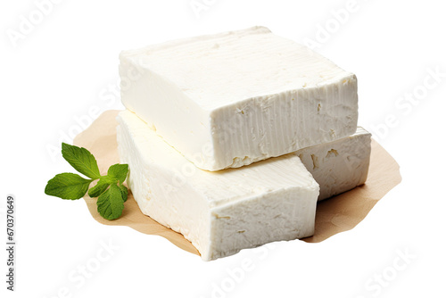 paneer on an isolated white background