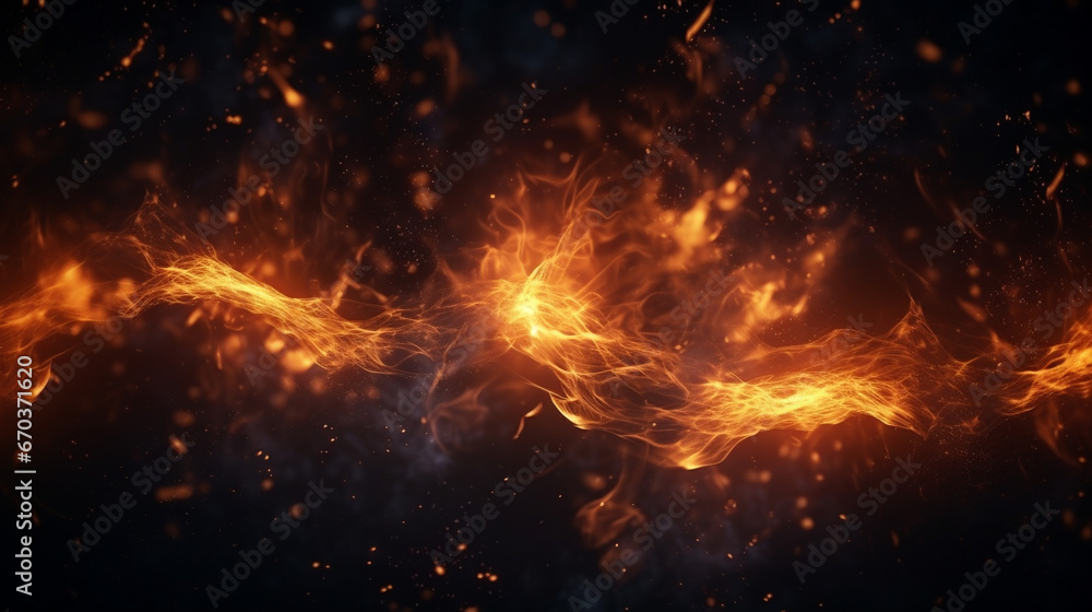 Abstract Flames with Sparks