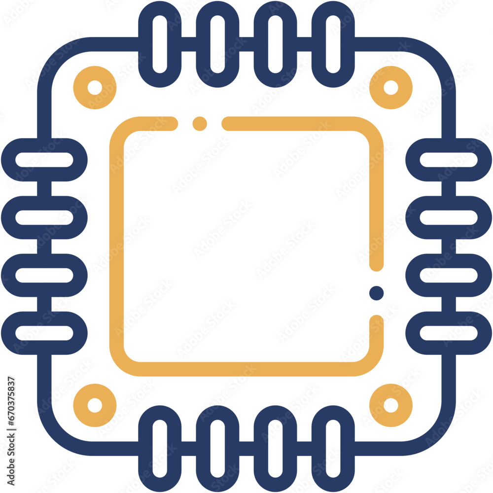 Vector Icon Chip, Computer Chip, Circuit, CPU, Micro Chip, Technology Vector Icon Chip, Computer Chip, Circuit, CPU, Micro Chip, Technology