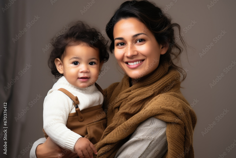 Woman holding baby in her arms. This heartwarming image captures love and bond between mother and child. Perfect for family-themed projects or illustrating joy of parenthood. Woman holding baby in her arms. This heartwarming image captures love and bond between mother and child. Perfect for family-themed projects or illustrating joy of parenthood.