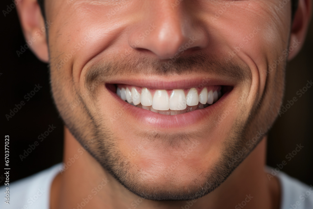 Close-up of man with smile on his face while holding toothbrush. This image can be used to promote dental hygiene and oral care products. Close-up of man with smile on his face while holding toothbrush. This image can be used to promote dental hygiene and oral care products.