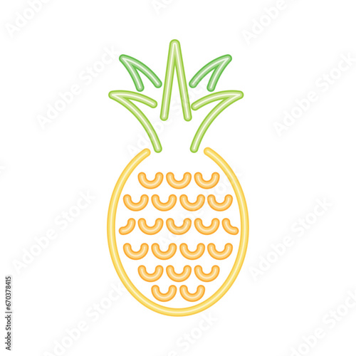 neon pineapple sign