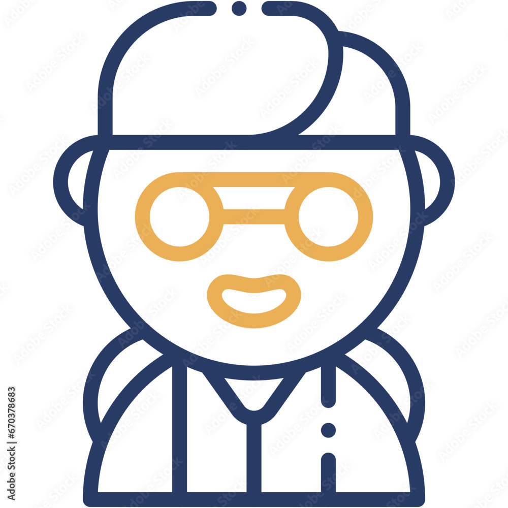 Vector Icon Superhero, Futuristic, Hero, Boy, Superpower, User Vector Icon Superhero, Futuristic, Hero, Boy, Superpower, User