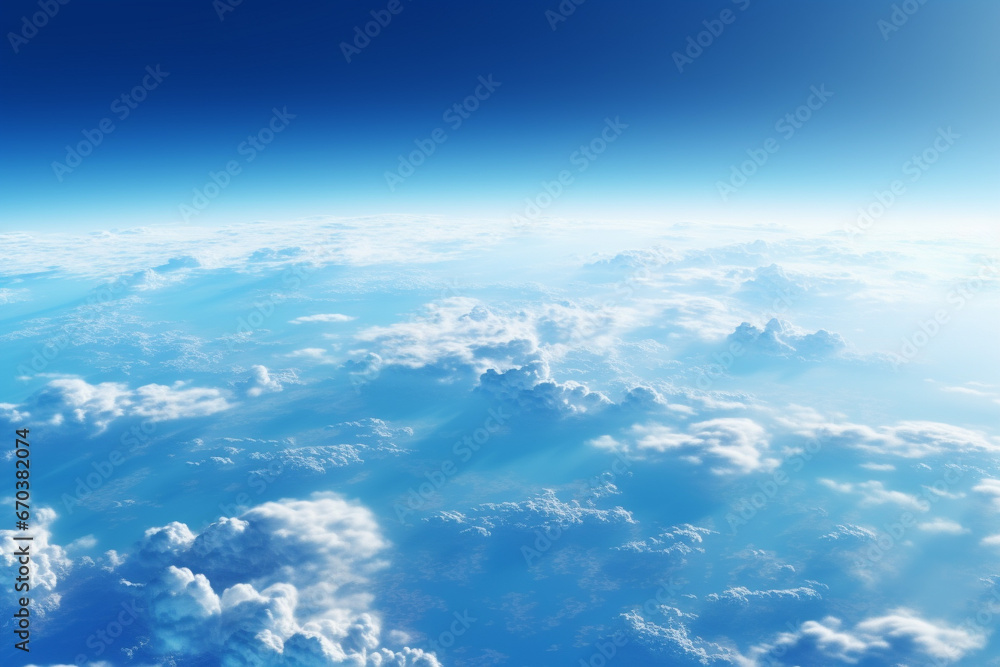 Earth globe with clouds, ocean and water 3d rendering Earth globe with clouds, ocean and water 3d rendering