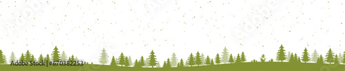 simple christmas background with typical elements