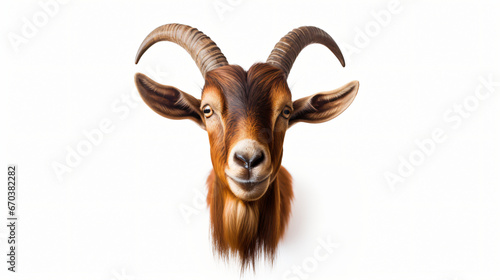 Funny head of a brown goat © Anaya