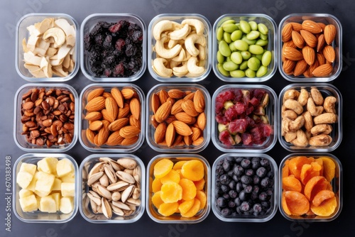 healthy snacks in small portioned containers