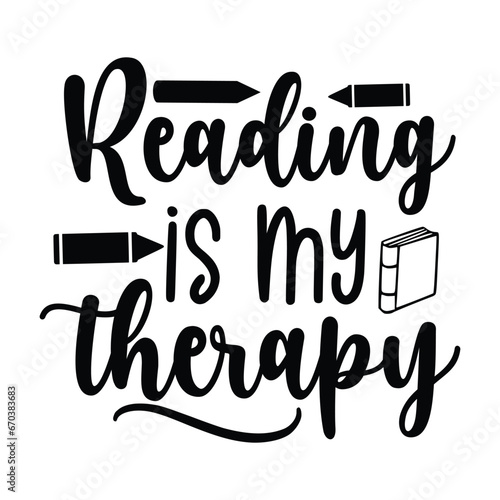 reading is my therapy