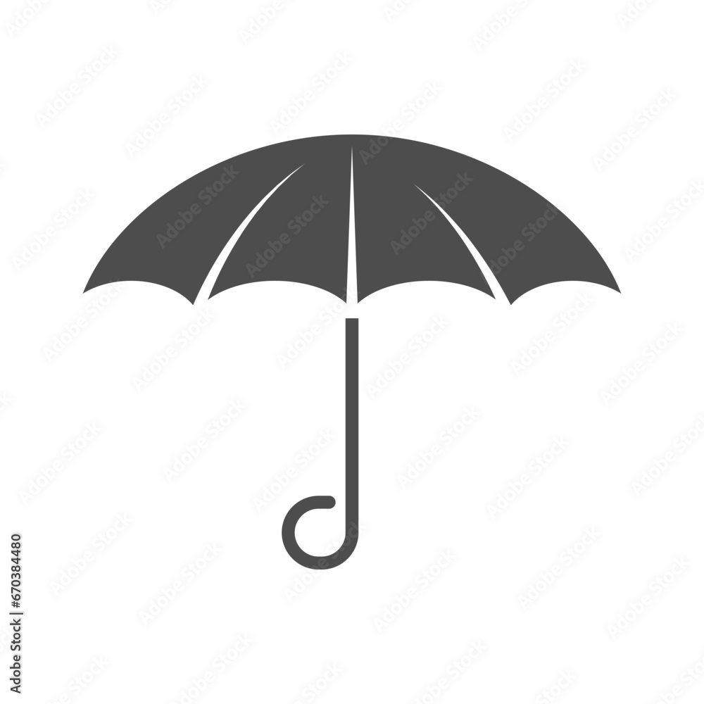 Umbrella logo design concept