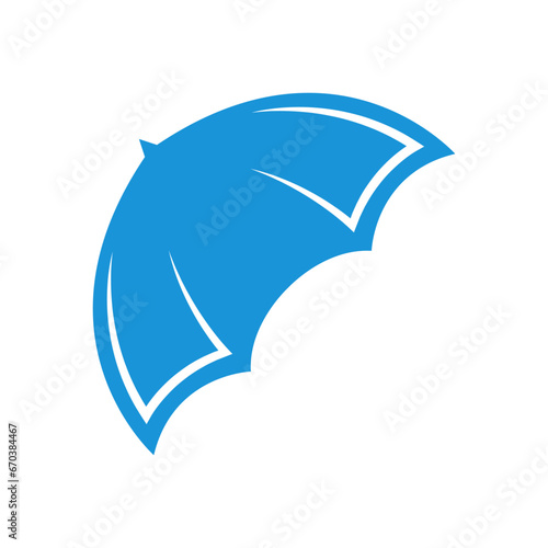 Umbrella logo design concept