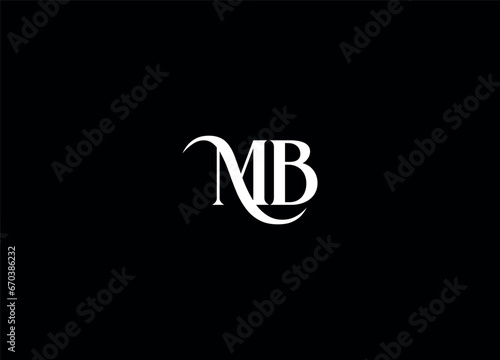 MB letter logo design and initial logo