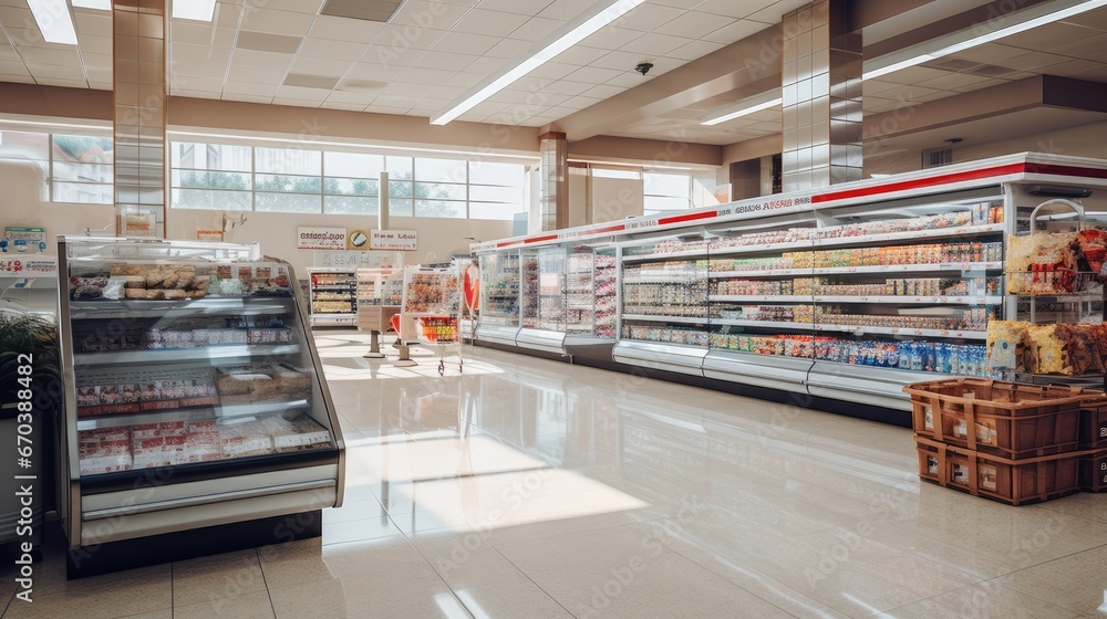 Supermarket, AI generated Image