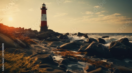 Lighthouse, AI generated Image