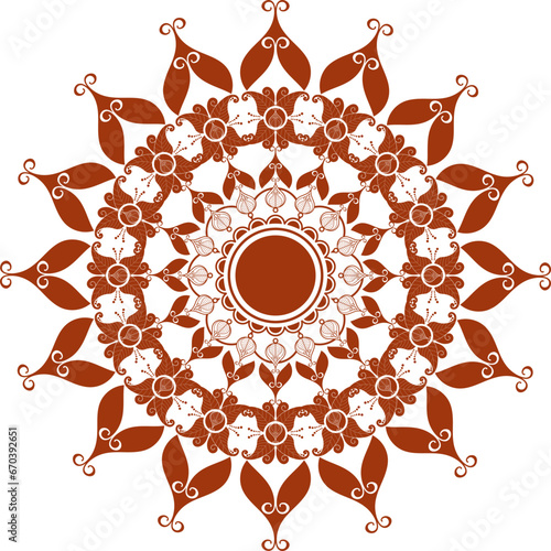 Elegant mandala background vector illustration design. pattern Unique mehndi designs symbol for meditation yoga logo,henna design,muslim wedding ornament, hindu tattoo ,healing logo,villa logo,wellnes