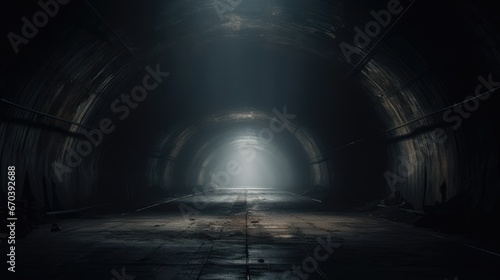 Road tunnel, AI generated Image © musa