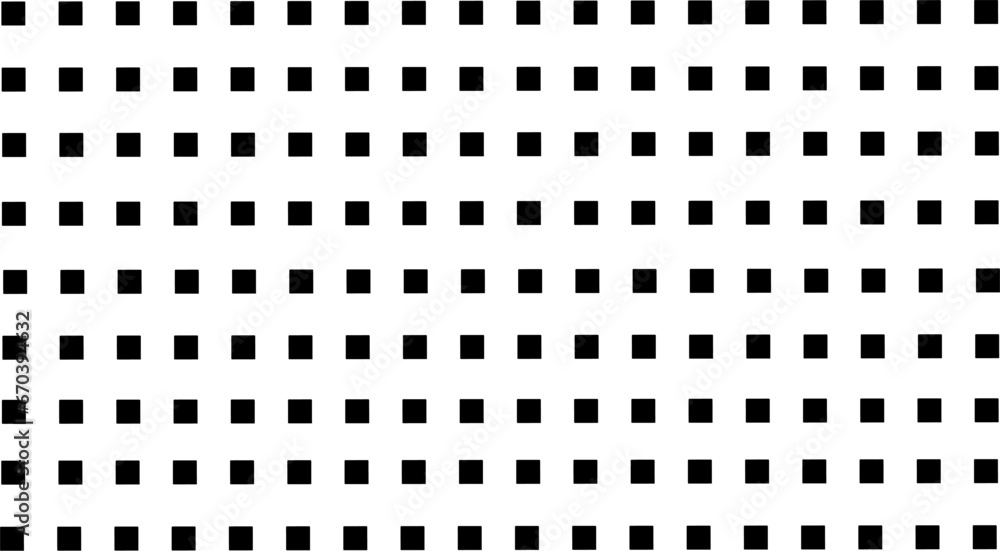 Black and white background of small square or grid pattern. - obrazy, fototapety, plakaty 