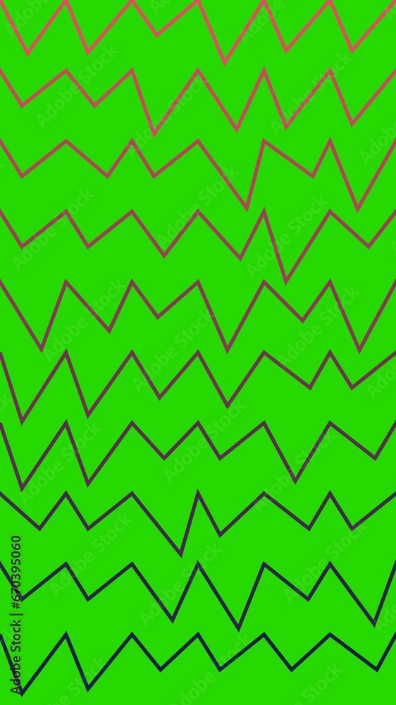 abstract zig zag lines portrait 9:16 ratio with colorful background