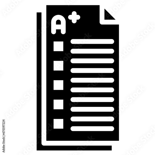 Report Card Icon