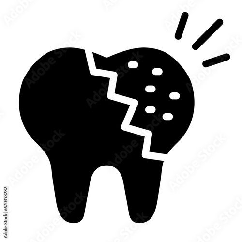 Tooth Decayed Icon