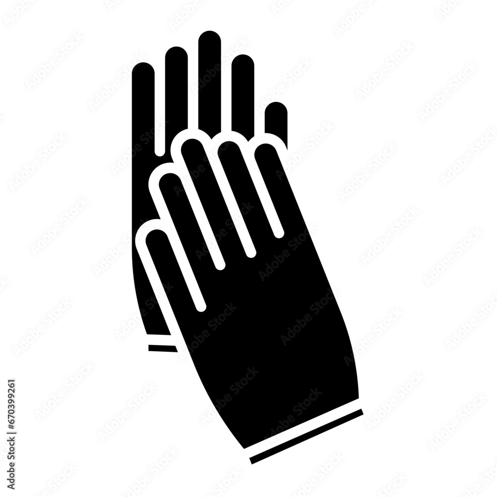 Obraz premium Gloves Icon