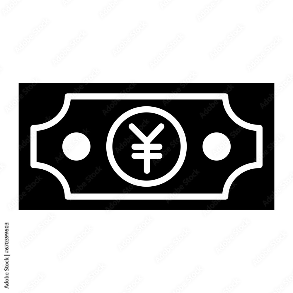 Obraz premium Yen Currency Icon