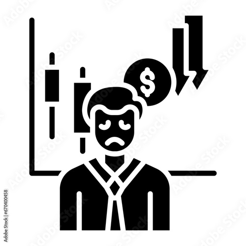 Businessman Sad Icon