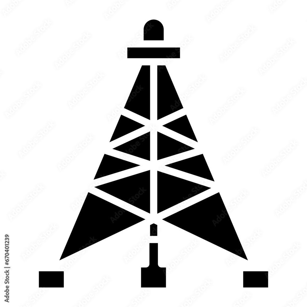 Fototapeta premium Derrick Icon