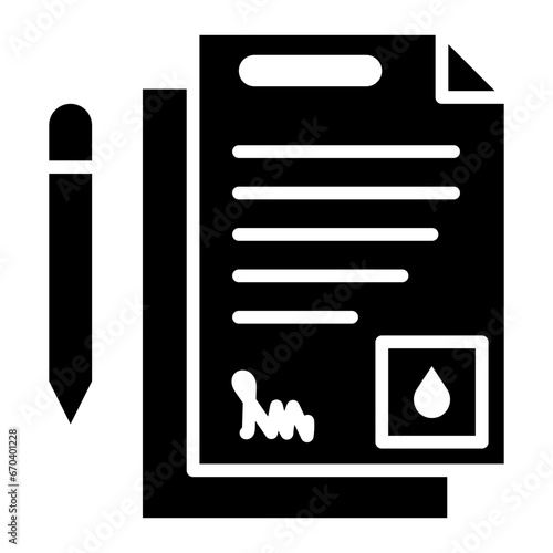 Oil Contract Icon