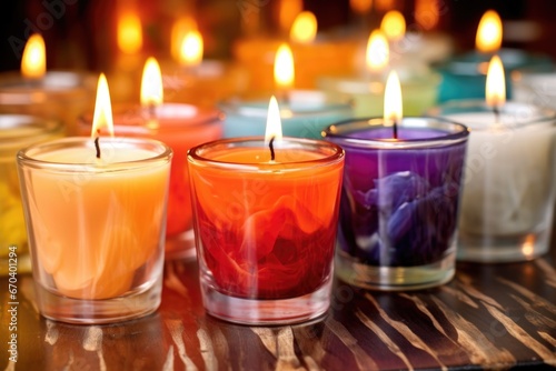 collection of diverse scented candles showcasing different fragrances