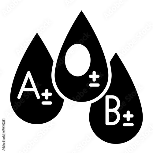 Blood Types Icon