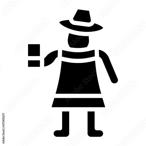 Woman Taking Selfie Icon