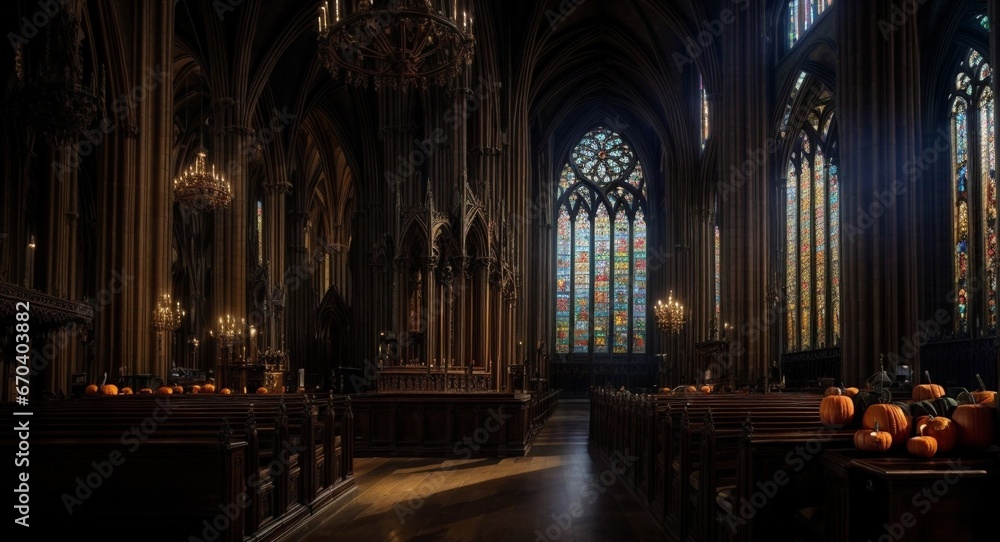 Sacred and Spooky: An Ornate Cathedral Transformed for Halloween Sacred and Spooky: An Ornate Cathedral Transformed for Halloween