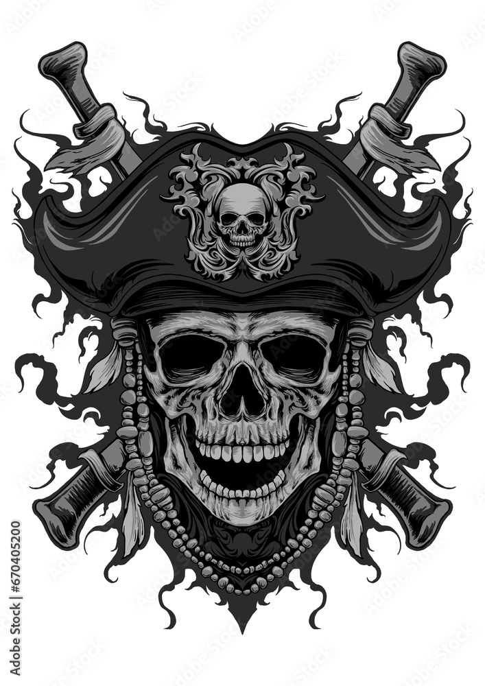 pirates skull logo pirates skull logo