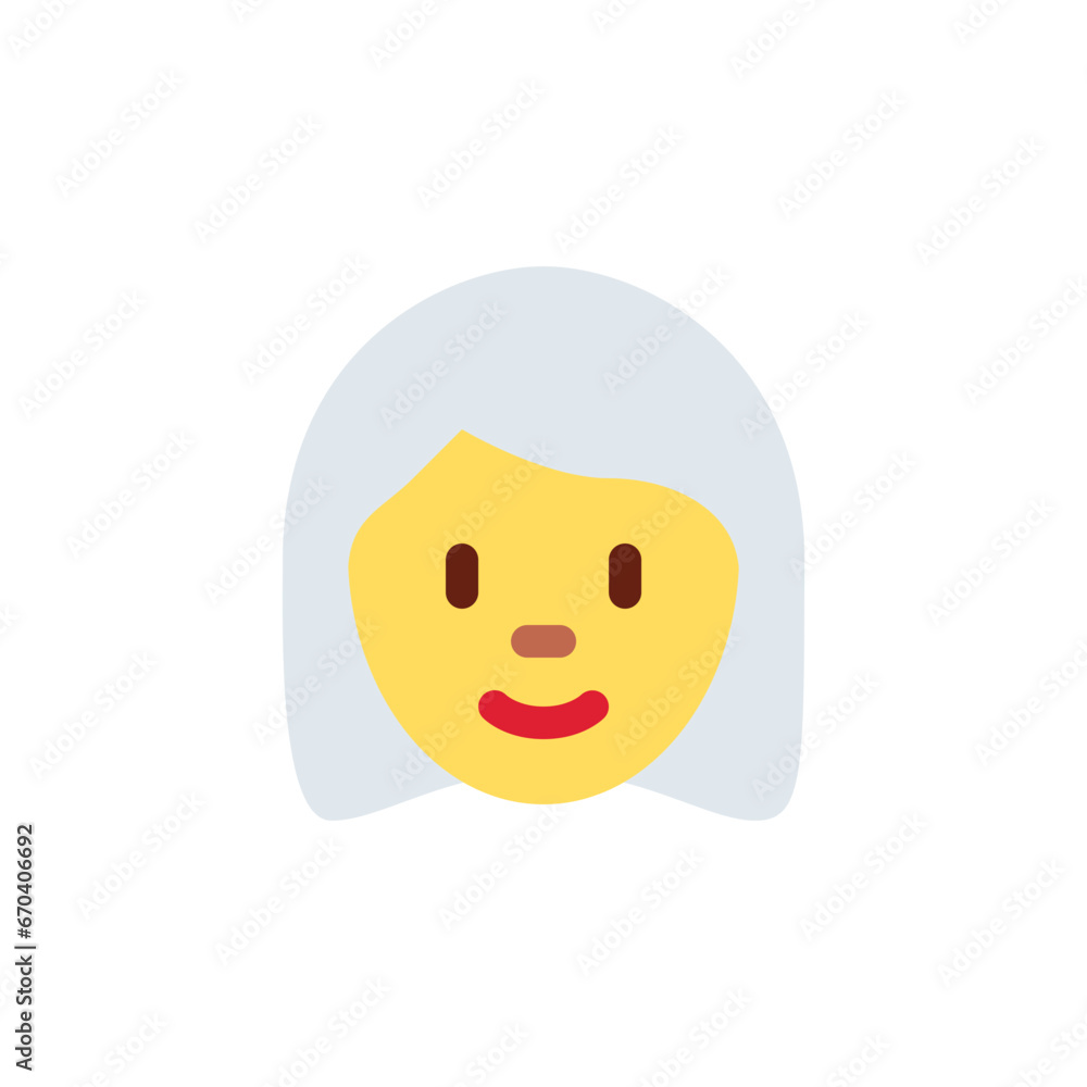 Fototapeta premium Woman: White Hair