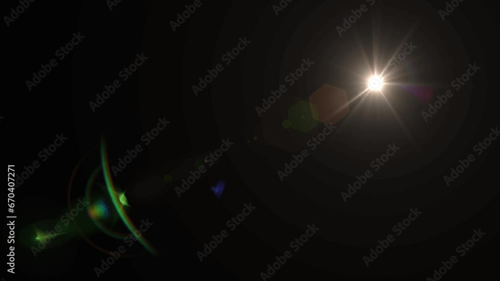 Abstract background animation with looping optical flare in shades of orange and gold, creating a mesmerizing rotating effect.