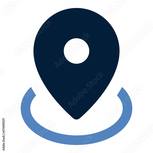Location line icon